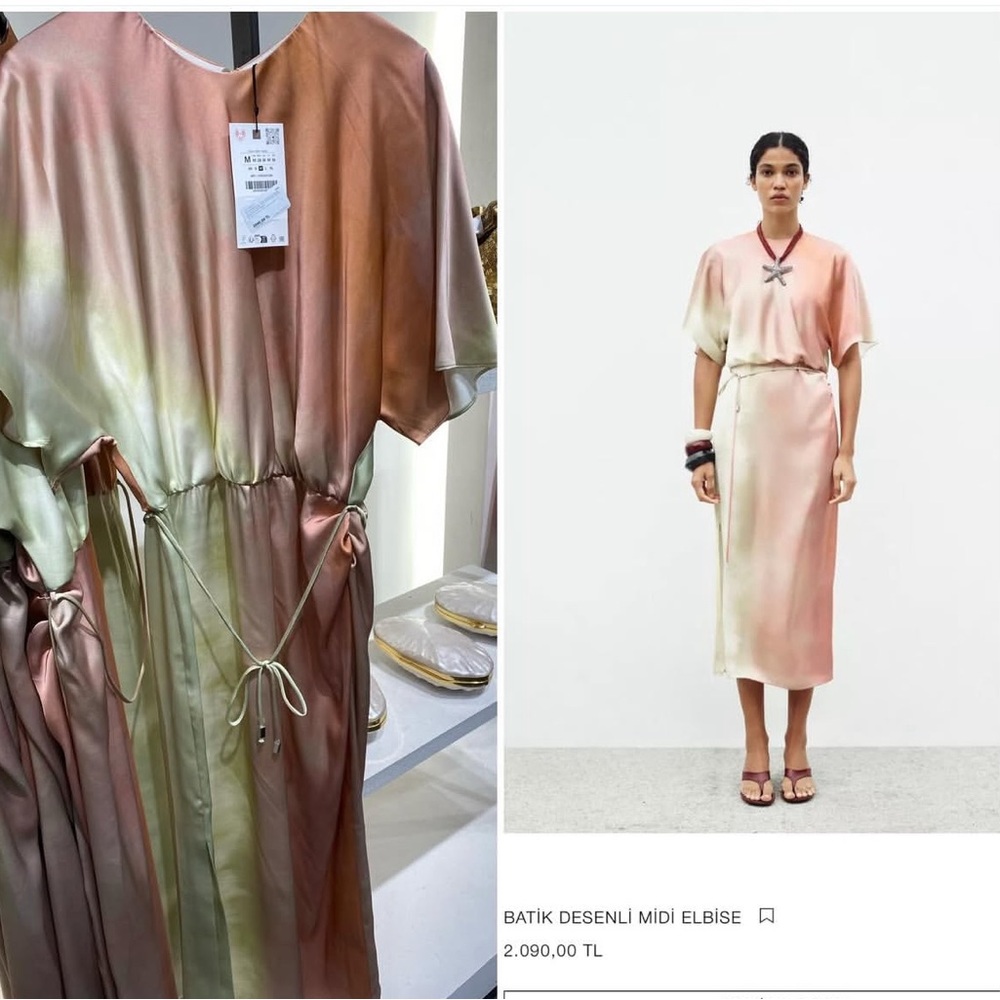 Zara Multicolor Midi Dress